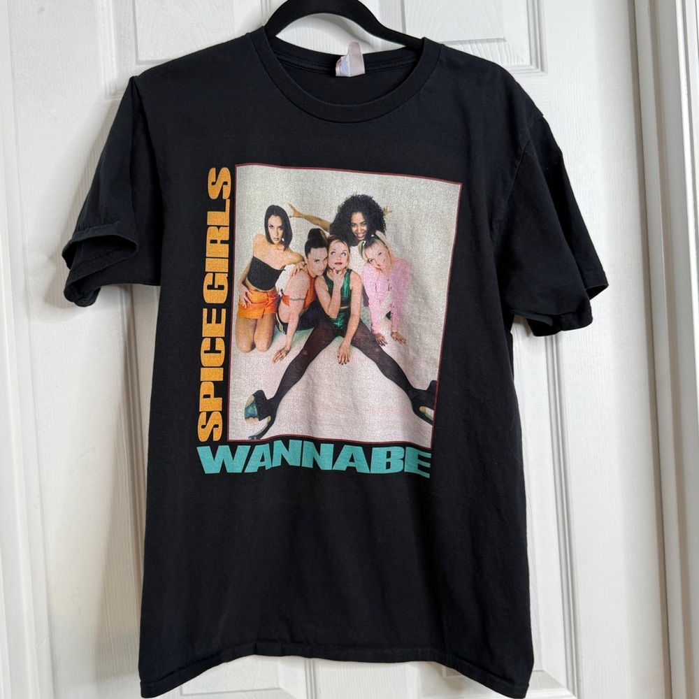 SPICE GIRLS graphic band tee - medium